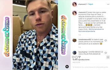 Canelo listo para su pelea el próximo 8 de mayo en Texas
