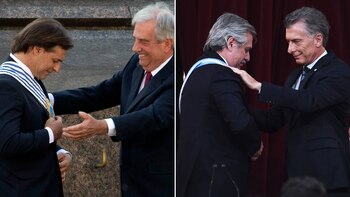 Lacalle Pou y Alberto Fernández,