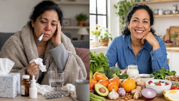 Estos son los errores en tu alimentación que debilitan tus defensas con el cambio de clima