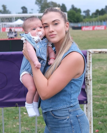 Sofía Calzetti y su hija