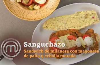 Christian Sancho no logró conmover al jurado con su sandwich de milanesa
