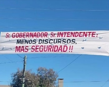 pasacalles arana la plata inseguridad (0221)