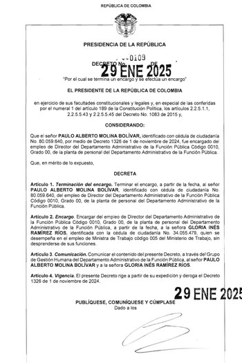 Este es el decreto que