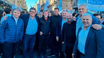 Los diputados radicales Manuel Aguirre,