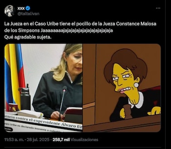 La jueza fue objeto de