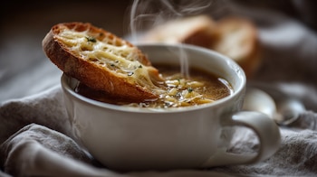 El queso, la cebolla y