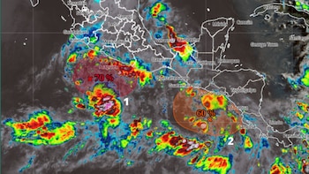 Alerta por formación de dos ciclones que afectarán desde domingo y lunes con lluvias torrenciales estos estados l Video