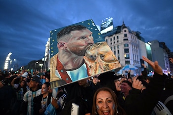 Festejos Argentina Inglaterra en el Mundial 2026