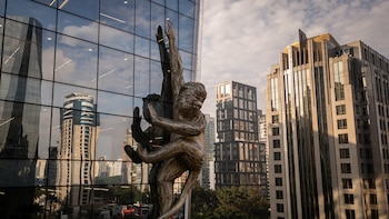 Un mono gigante irrumpe en