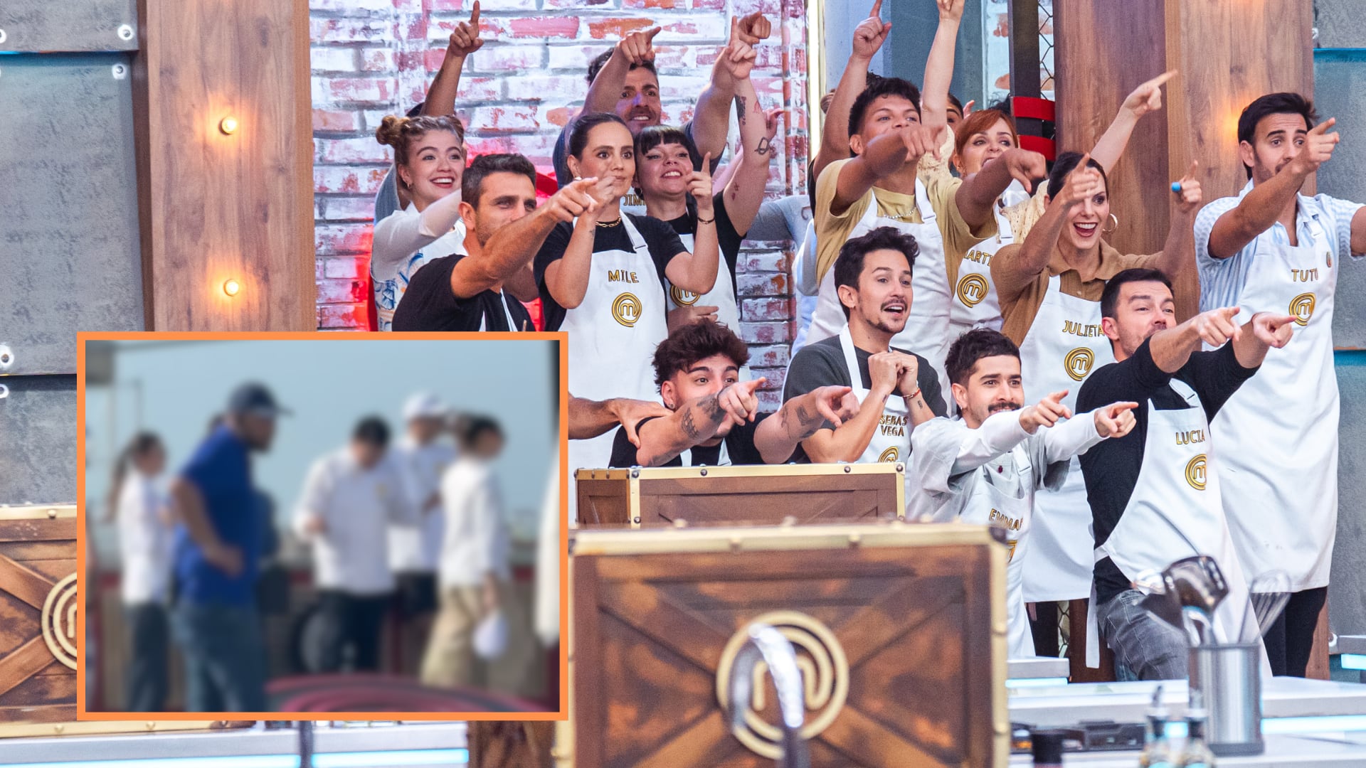 Estos serían los finalistas de 'MasterChef Celebrity Colombia' según una filtración en redes sociales - crédito cortesía Canal RCN - captura de pantalla TikTok