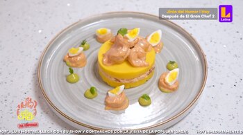 Causa de cangrejo y cóctel