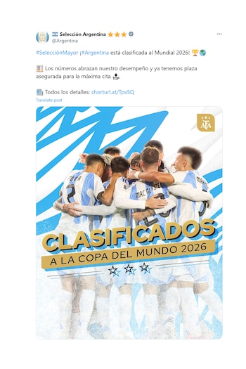 El festejo de la selección
