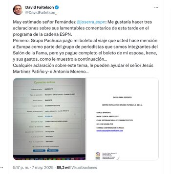 Faitelson le respondió a José