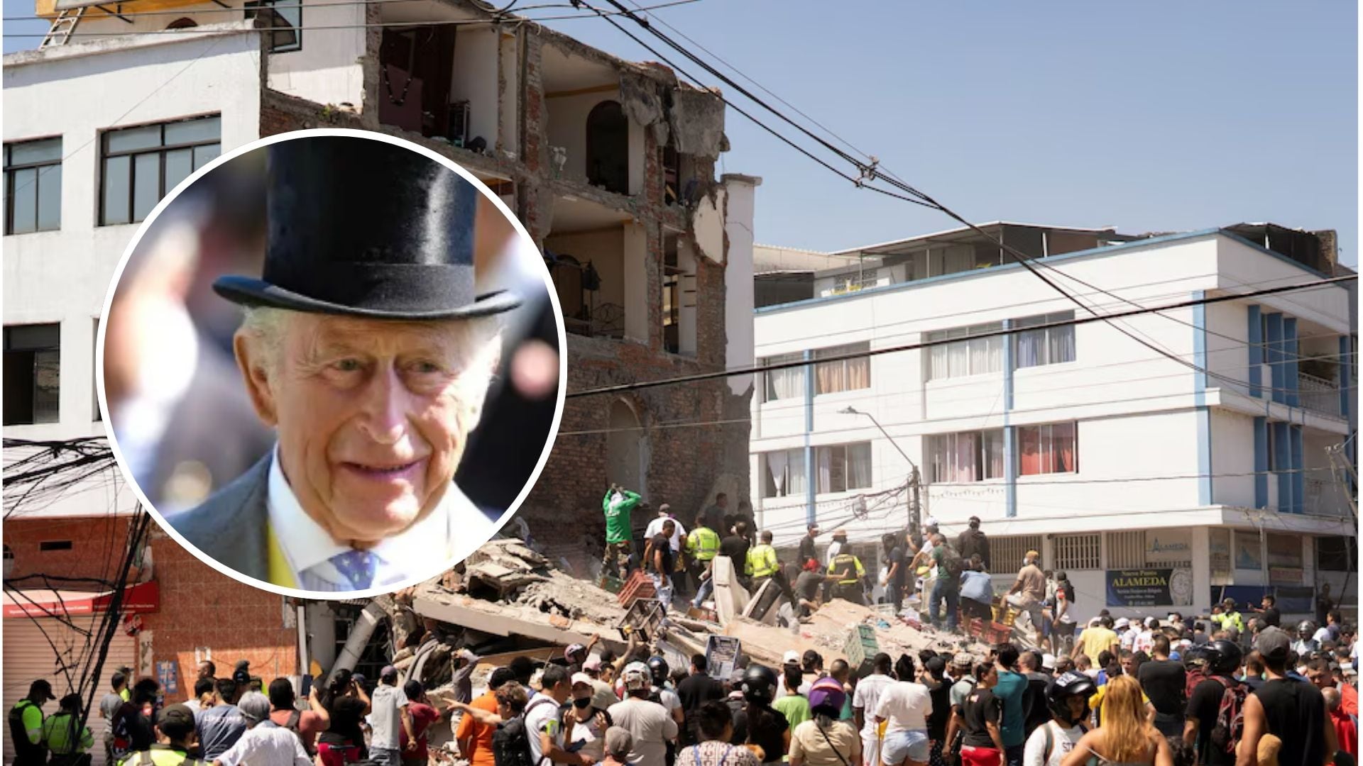Carlos III envió condolencias a Colombia tras el sismo de 7,4 y respaldó a los rescatistas