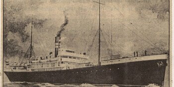 La nave ofrecía rutas regulares