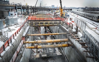 Un segundo par de tuneladoras ejecutará la perforación del tramo subfluvial bajo el lecho del río Hudson hacia Manhattan (Gateway Development Commission)
