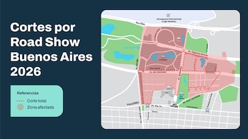 Las calles que se verán afectadas por cortes durante la exhibición de Franco Colapinto en Palermo