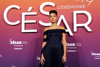 Golshifteh Farahani posa durante una sesión fotográfica en la 49ª ceremonia de los Premios César en París, Francia, el 23 de febrero de 2024. REUTERS/Johanna Geron