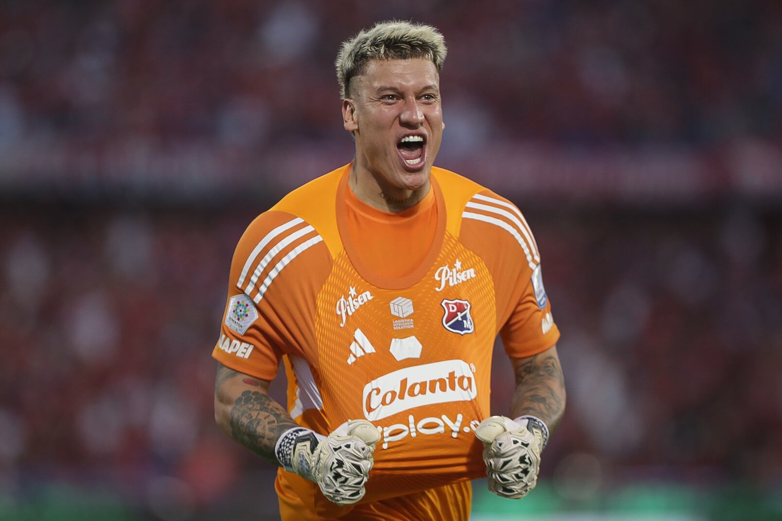 Washington Aguerre a lo largo del semestre tuvo varios comportamientos provocadores contra jugadores e hinchas del FPC - crédito Colprensa/Cristian Bayona