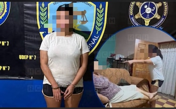 Tirsa Borjas fue detenida luego de que un video en redes sociales la mostrara en una discusión con su madre, una adulta mayor. (Foto: HCH)