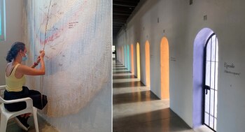 A la izquierda de la