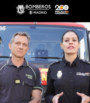 El vídeo difundido por Policía