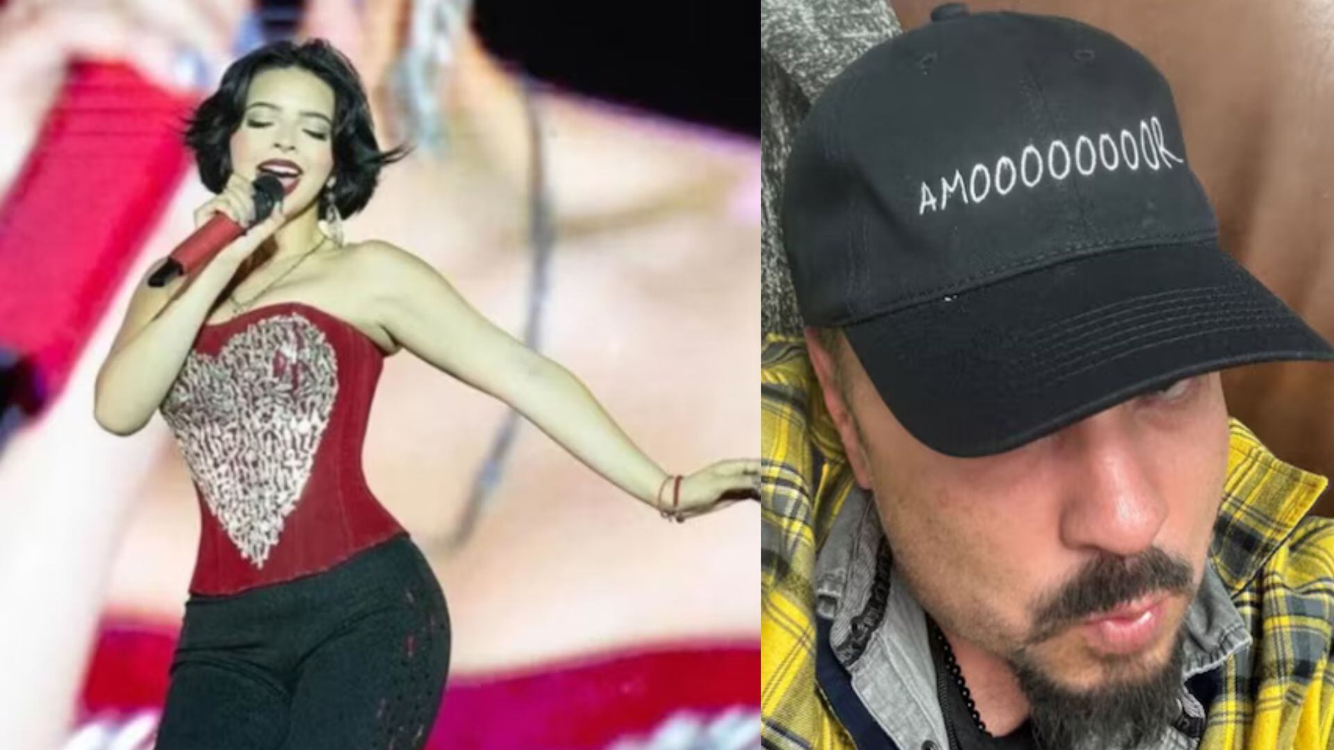 El cantante realizó una transmisión en vivo durante el show de su hija. (Captura de pantalla Instagram)