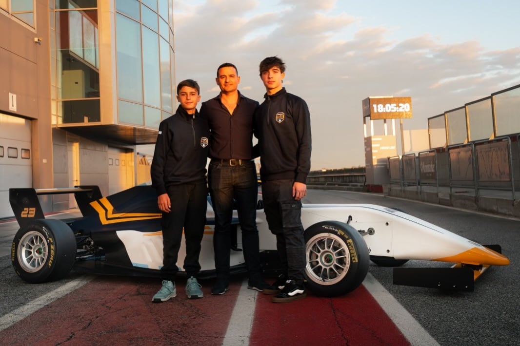 Thiago Palotini y Federico Díaz Quaglia, los dos jóvenes pilotos que representarán a Alpha 54 (@alpha54racing)