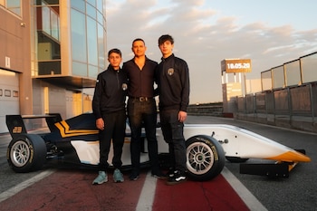 Thiago Palotini y Federico Díaz Quaglia, los dos jóvenes pilotos que representarán a Alpha 54 (@alpha54racing)