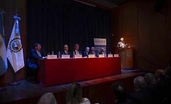 Ricardo Lorenzetti en el encuentro