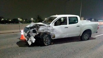 La camioneta en la que