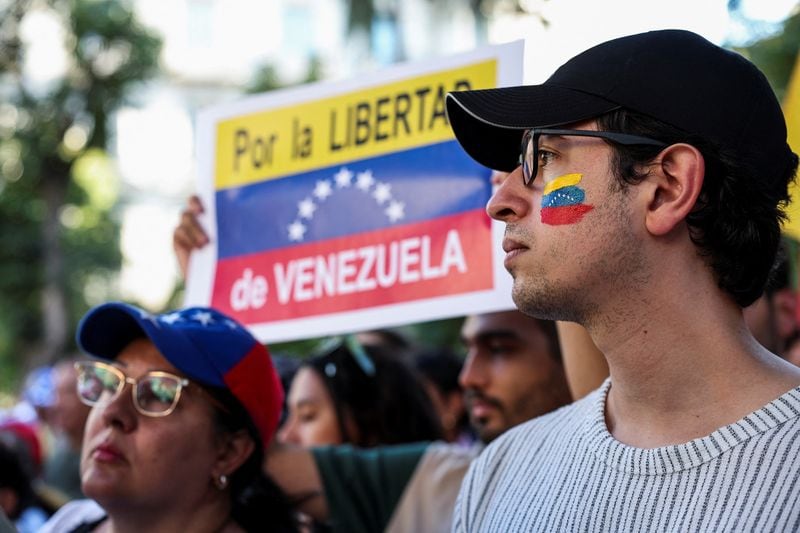 Una marcha de opositores venezolanos (REUTERS/Violeta Santos Moura/Archivo)