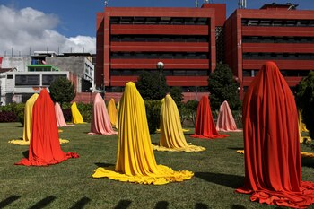 Mujeres trans participan de una