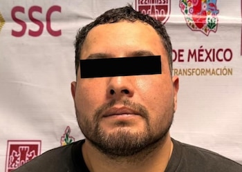 Autoridades identifican al detenido como líder de una célula criminal que opera en Iztapalapa. (Cortesía)