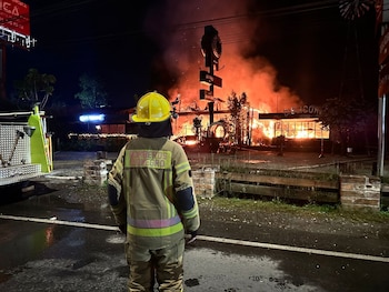 El cuerpo de bomberos del