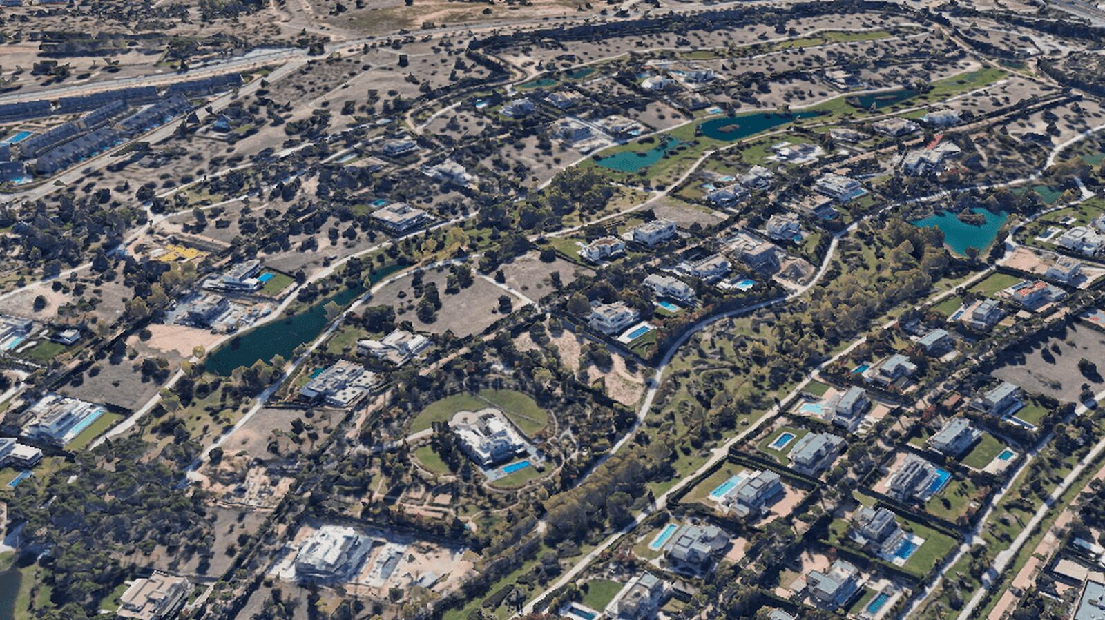 La urbanización de La Finca de Pozuelo.