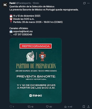 Reprogramaron la preventa para el