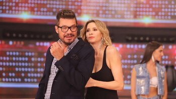 Marcelo Tinelli y Guillermina Valdés