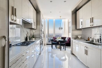 Una de las cocinas revestidas