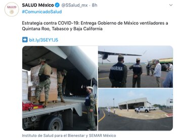 coronavirus mexico entrega ventiladores