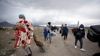 Una mujer venezolana y un