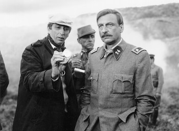 Héctor Alterio con Víctor Hugo