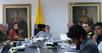 Presidente Gustavo Petro en el PMU