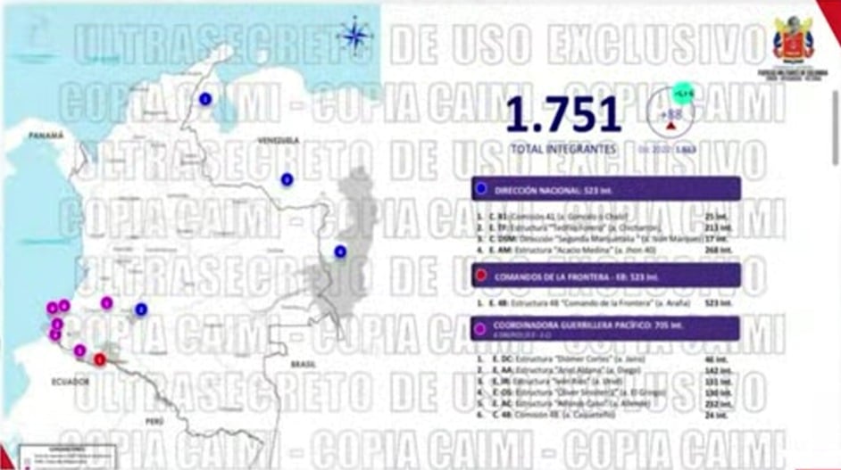 Las disidencias de las Farc, bajo el mando de Iván Márquez y John 40, mantienen operaciones en tres puntos estratégicos de Venezuela - crédito captura de pantalla Noticias RCN