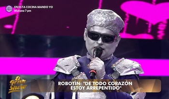 Robotín pide perdón.