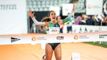 El keniata Kamworor y Marta