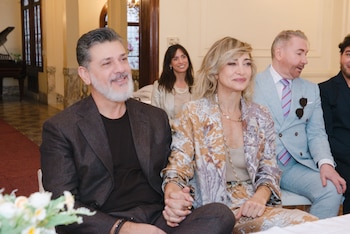 Imagen complementaria de Las 30 mejores fotos del casamiento civil de Andrea Ghidone y Pablo Otero