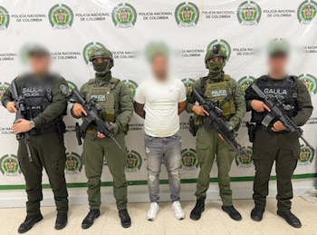 El operativo sorprendió al criminal