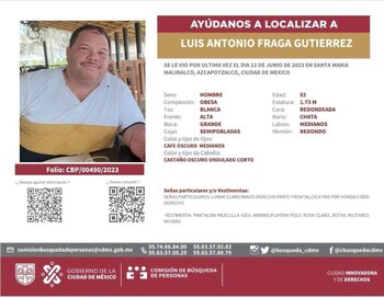 Luis Antonio despareció en Azcapotzalco
