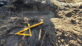 La espada tenía aproximadamente un